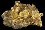 Selenite Crystal Cluster (Fluorescent) - Peru #94619-1